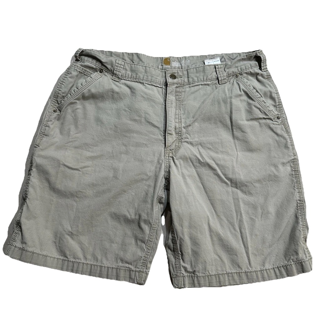 Carhartt 100240 Relaxed‎ Tacoma Ripstop Shorts 39 Tan 9" Inseam